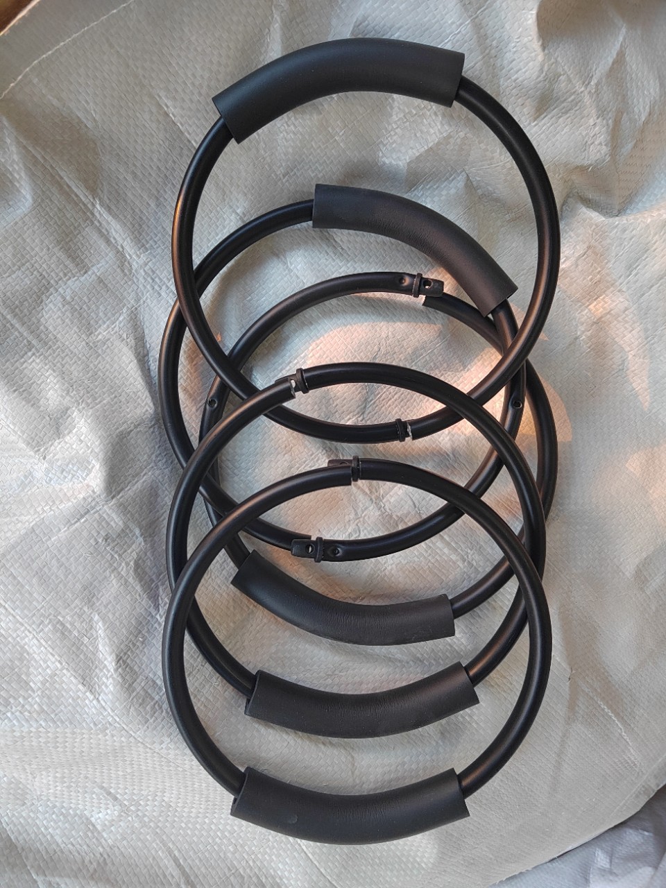 Manufacturer Wholesale Aluminum Alloy Bracelet Dirty Clothes Basket Handle Round Handle Shopping Bag Portable Accessories Aluminum Handle