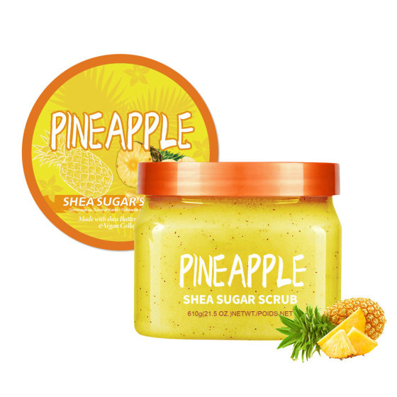 Shea Sugar Scrub Sugar Salt Scrub Scrub Softens Corneous Dead Skin Chicken Skin Moisturizing Tender Gentle Cross Border
