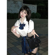 【澜】同格正版JK蓝格裙日系学生大澜半身裙女学院风狗短制服短裙