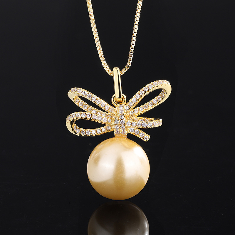 Zhuang Sheng joyería cobre inferior chapado en oro nuevo incrustaciones de oro ligero rebordear estilo coreano arco diamante traje femenino 14mm