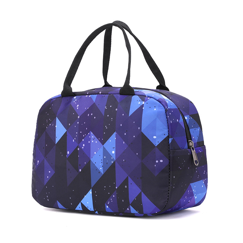 블루 마름모꼴 투피스 세트