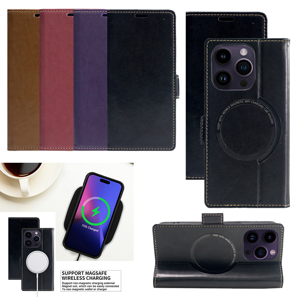 IPhone 14 Pro Flip Protector Suitable for Apple 15 Wallet Style Phone Case_voghion.com