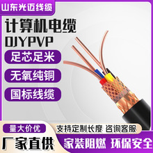 计算机控制电缆ZR-DJVPVP 国标DJYVP无氧铜单屏蔽双屏蔽信号线