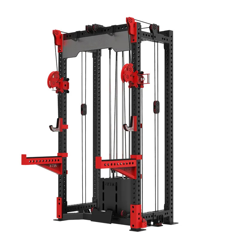 REP Smith casero pequeño pájaro entrenador integral de fitness push push-up sentadilla multifuncional pórtico rep