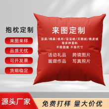 哇噢定制靠枕亚马逊跨境爆款新年沙发抱枕ins风汽车毛绒枕头枕套