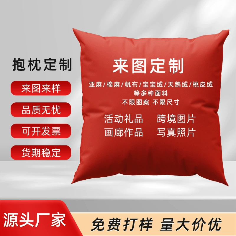 Вау по индивидуальному заказу подушка Amazon трансграничная популярная новогодняя подушка для дивана ins стиль автомобильная плюшевая подушка наволочка