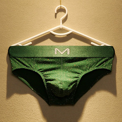 Underwear men's pure cotton breathable briefs men's mid-waist large size sexy U-shaped pouch comfortable shorts for men