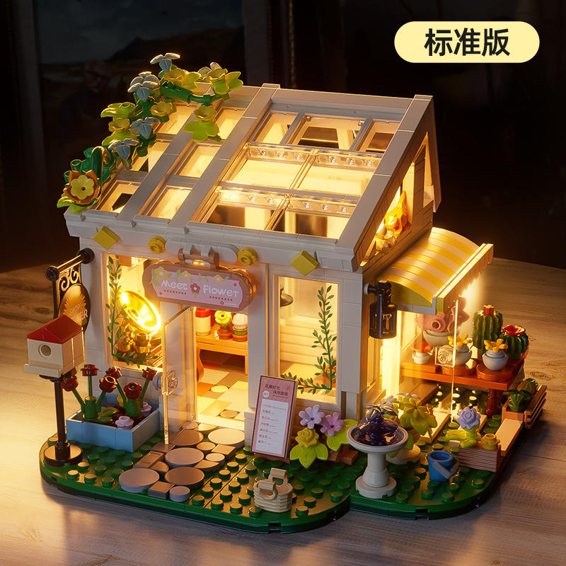 兼容乐高积木小颗粒滕王阁建筑系列儿童益智拼装玩具模型礼物摆件|undefined