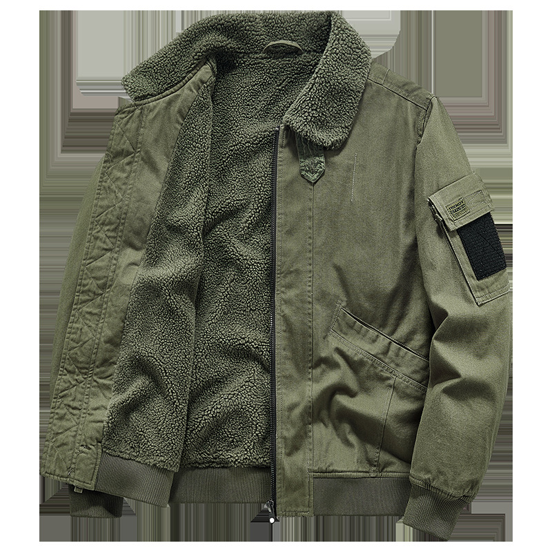 23 Autumn/Winter New Outdoor Cotton Jacket with Turn-down Collar, Washed Vintage Herringbone Twill Short Coat 1931