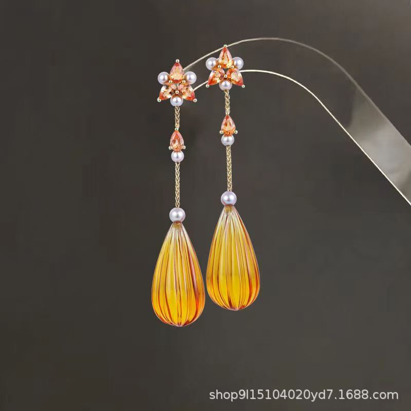 Internet Celebrity Influencer No-Try-On Earring Live Broadcast Props Transparent Display Stand for Earrings and Ear Studs