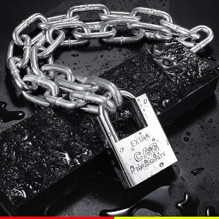 Direct Selling Chain Lock Anti-Theft Chain Lock Anti-Shear Iron Chain Lock Tricycle Bicycle Motorcycle Battery Car Chain Padlock