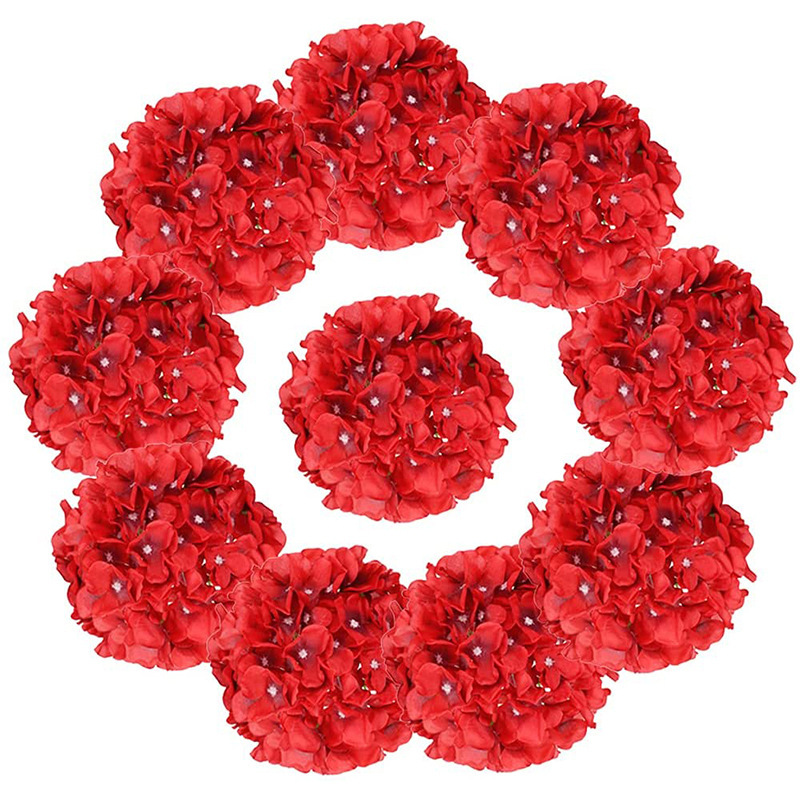 Flores de imitación de alta gama de una sola rama sensación de gran hortenida cabeza de hortenida decoración de mesa de comedor para el hogar accesorios de fotografía