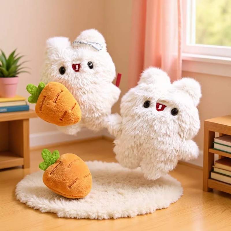 Cartoon carrot hair accessory handmade