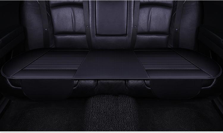 Seat cushion, seat cover – Universal Seat Cushion Single - rear-single-piece-without-bamboo-charcoal-black