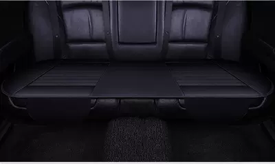 punching PU leather breathable seat cover — Seat cushion, seat cover - black-rear-without-bamboo-charcoal