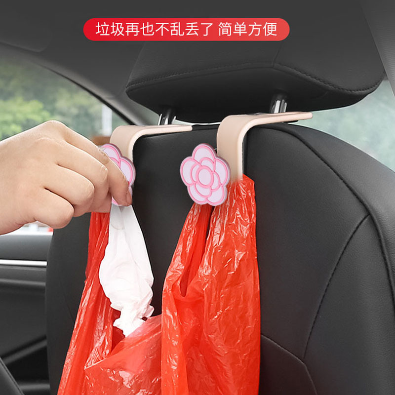 Meiyesi suministros de decoración de automóviles silla trasera gancho de coche celebridad de Internet hermoso gancho de dibujos animados suministros de la serie de almacenamiento