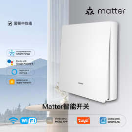 WiFi涂鸦智能开关app远程控制智能家居matter开关欧规按键开关