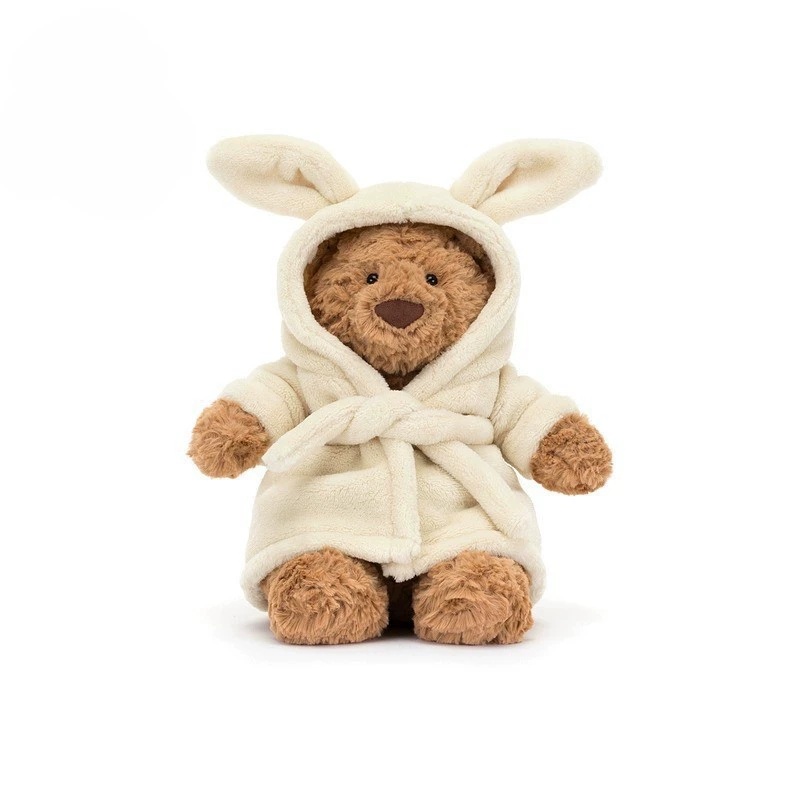 Плюшевый Barcelona Bear (Jellycat) — несколько стилей, 28–47 см, подарочная мягкая игрушка
