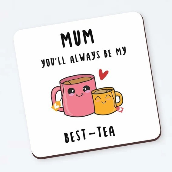 Mother's Day tea coaster Funny Gift For Mother creative personalized mom best coaster Gift