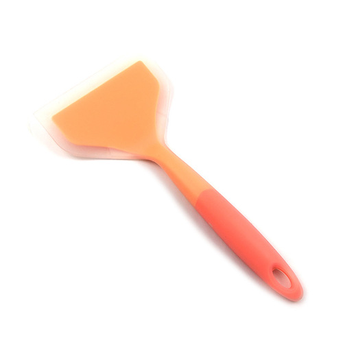 Manufacturer Tamagoyaki silicone spatula wide mouth pizza spatula steak non-stick silicone spatula silicone kitchenware