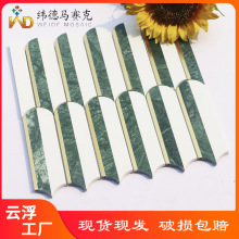 外贸转内销水刀切割金属大理石马赛克卫生间不锈钢石材背景墙