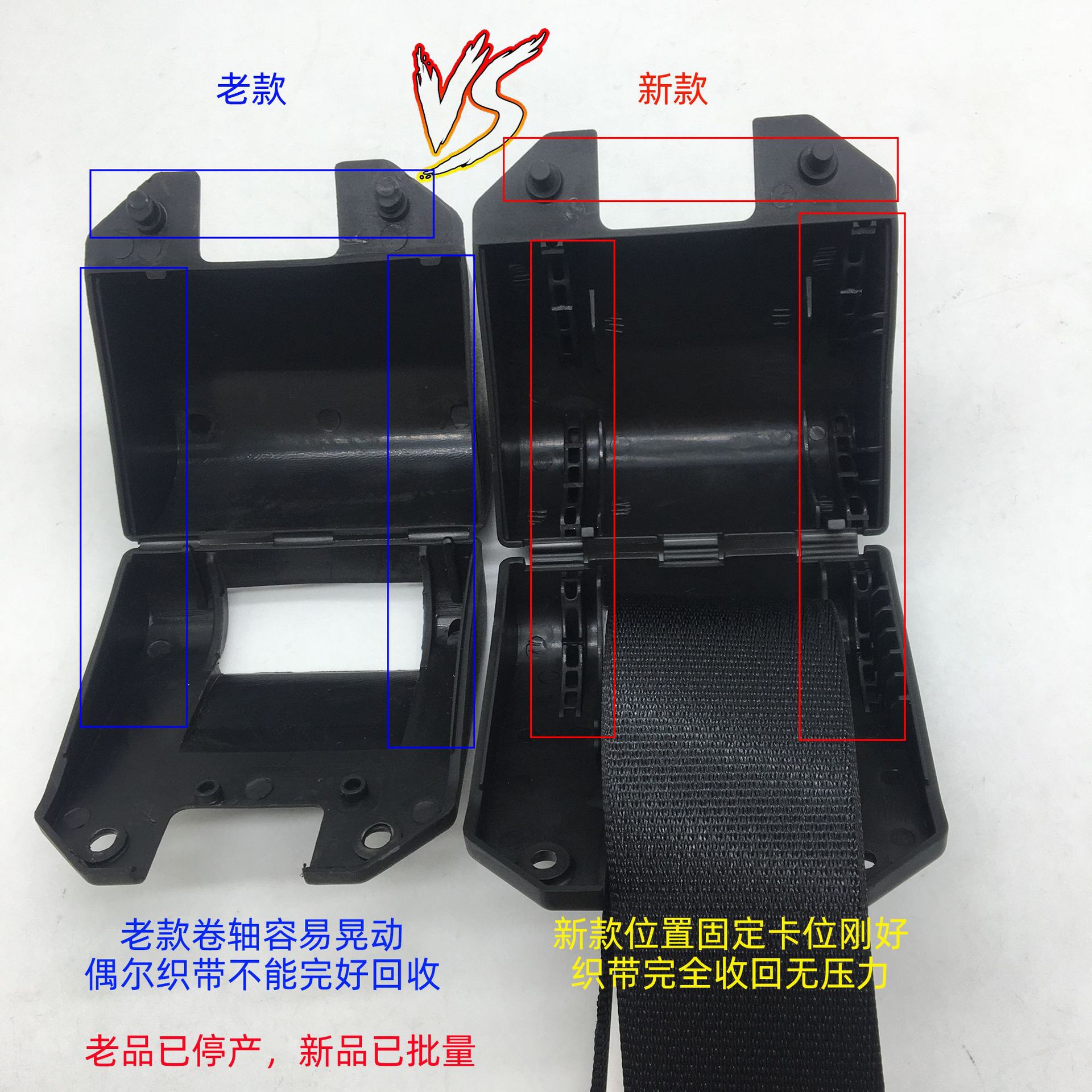 Two-Point Safety Belt for Vehicles, Forklifts, Buses, Sightseeing Cars, Automatic Retractable Seat Safety Belt for Vehicles
