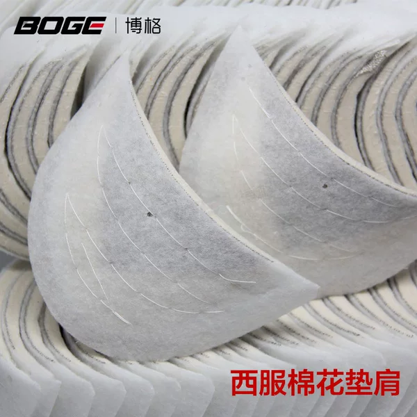 Clothing accessories suit shoulder pad cotton shoulder pad multi-specification black and white shoulder lining spot