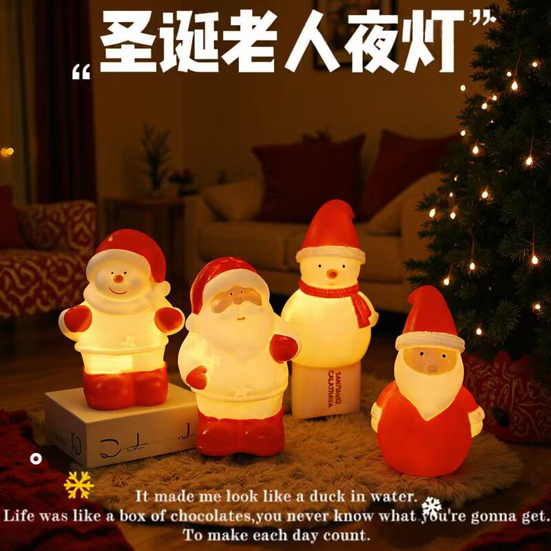 Creative Santa Claus Luminous Toy Exquisite Night Light Home Decoration Internet Red Wind Personality Atmosphere Light Small Gift