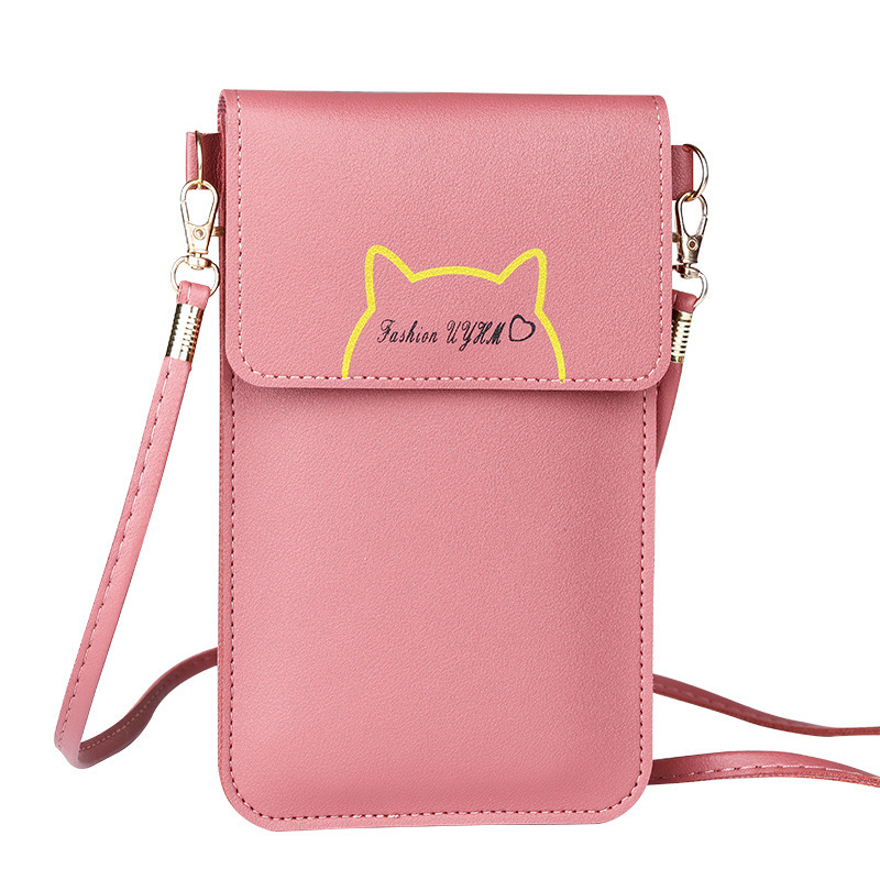 Nueva bolsa de teléfono móvil de las mujeres del todo partido de la moda coreana pequeña bolsa de hombro mini monedero de gran capacidad multifuncional crossbody bolsa pequeña