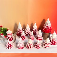 クリスマスツリーキャンドルクリスマスオーナメントギフトキャンドルクリスマスデコレーションキャンドルギフトボックスお土産クロスボーダー卸売