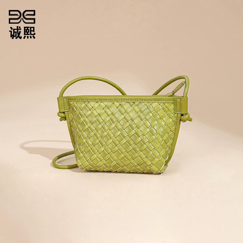 Summer small bag strap, cute basket handmade one shoulder