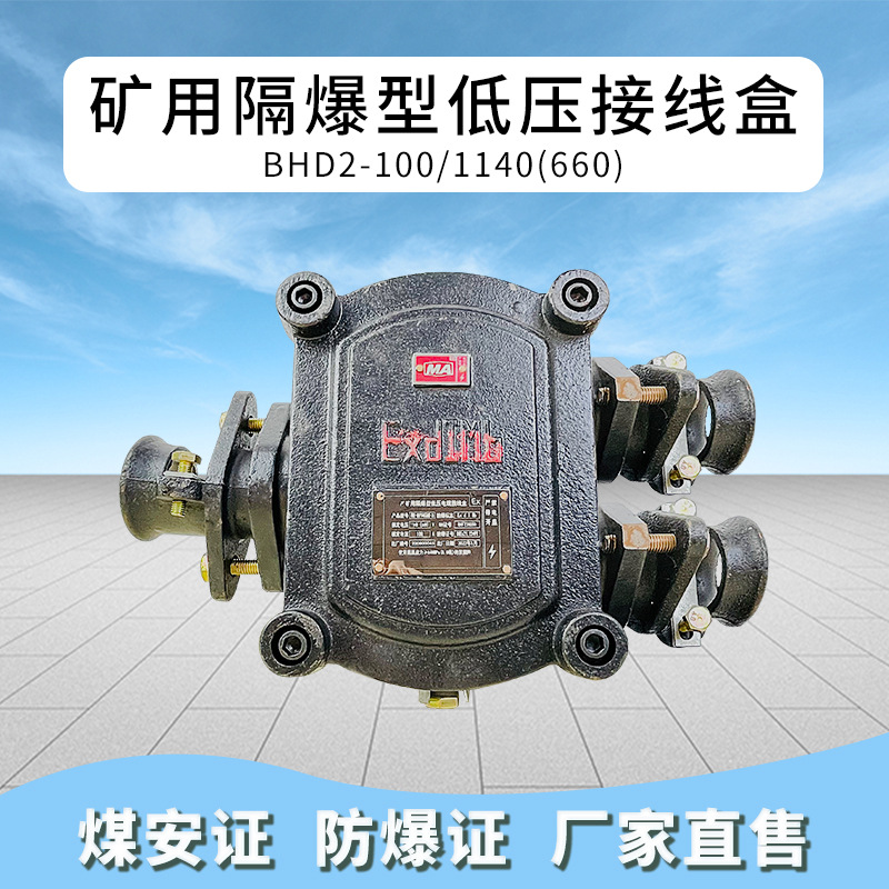 矿用隔爆型低压电缆接线盒BHD2-100/1140(660)-3G防爆电线分线盒