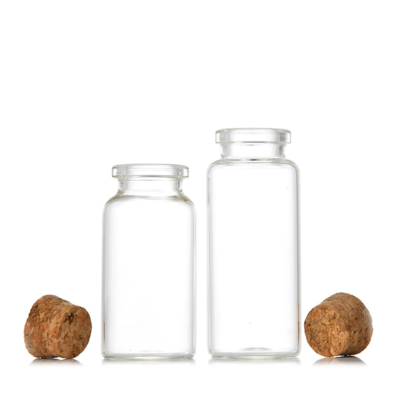 Botella de tubo de bayoneta de 30mm de diámetro que deseen botella de vidrio de corcho Cordyceps botella de medicina botella de té perfumada botella de deriva