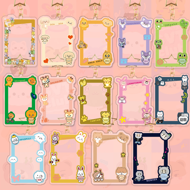 Acrylic cartoon card holder