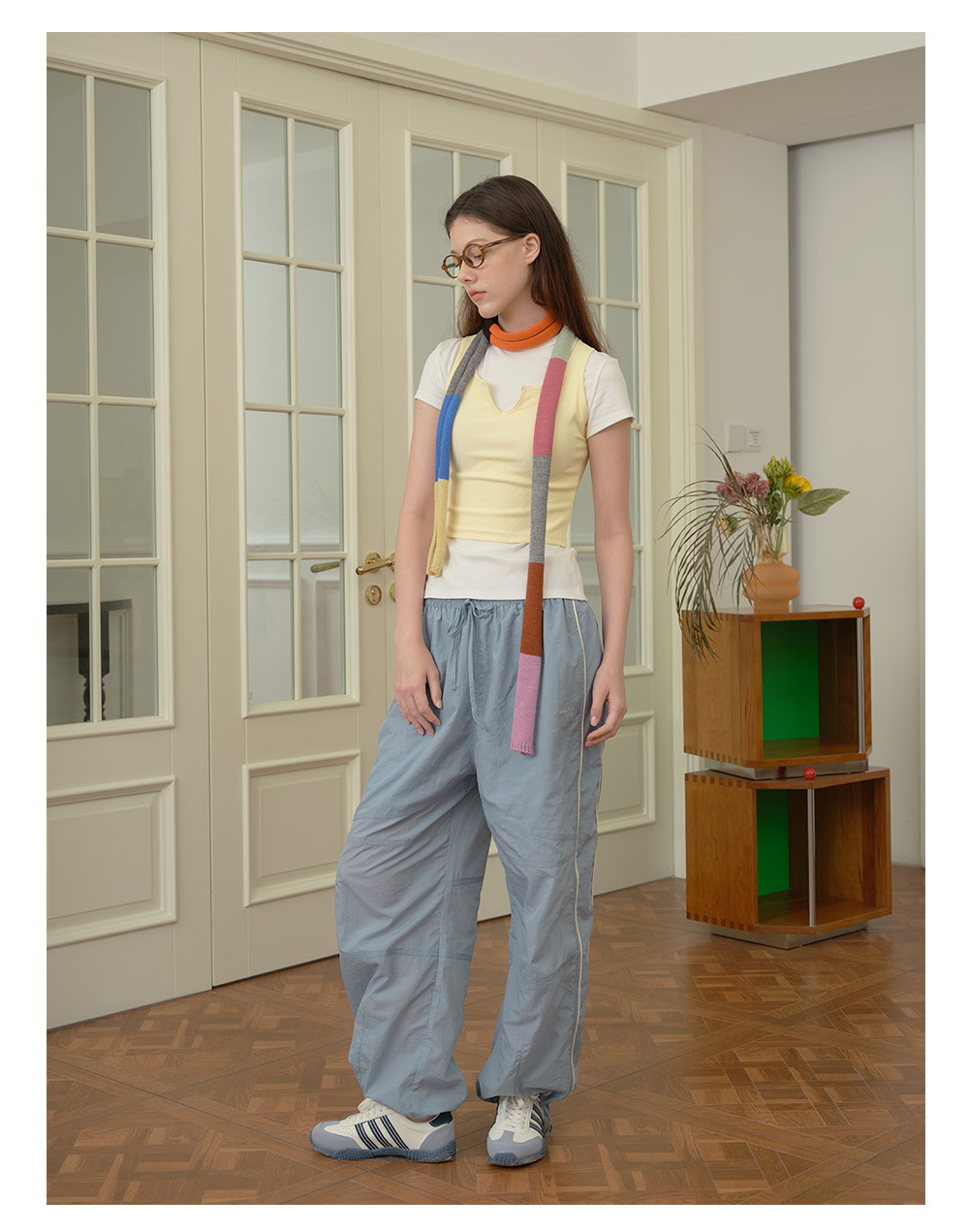 Femmes Vêtement De Rue Commuer Bloc De Couleur Toison Acrylique Foulard display picture 7