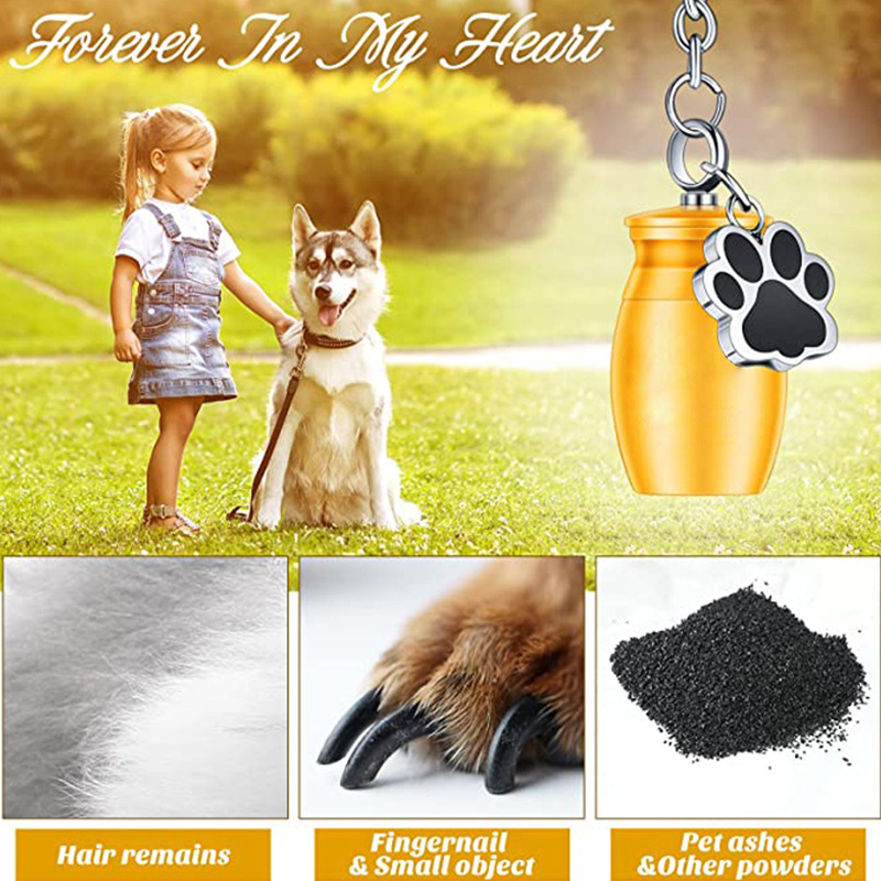 Cute Paw Print Metal Women's Keychain display picture 3