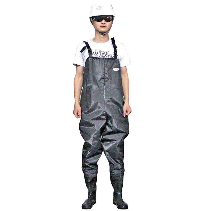 下水褲半身防水褲捕魚褲勞保下水服皮叉40~45