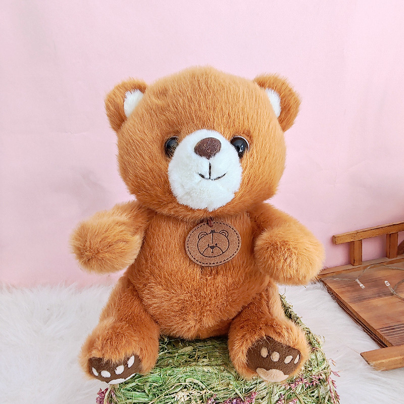 Lindo peluche de animal de peluche, conejo zanahoria, panda, animal de peluche, muñeco de compañía para niños, muñeco de compañía para escritorio