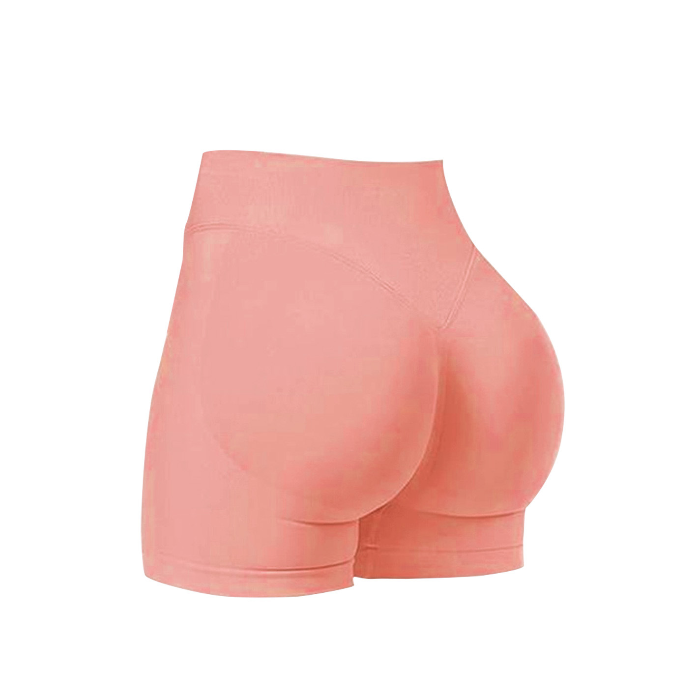 Cross-border sin costura alta cintura alta hips mel mel桃 hips al aire libre tres puntos pantalones cortos para correr y ejercicios de fitness pantalones cortos de yoga