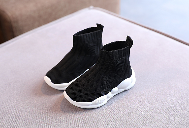 Unisex Casual Solid Color Round Toe Sock Sneakers display picture 10