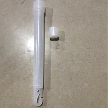 厂家供应六寸荧光棒钥匙扣管 带锁扣管 带钩荧光棒应急照明塑料棒