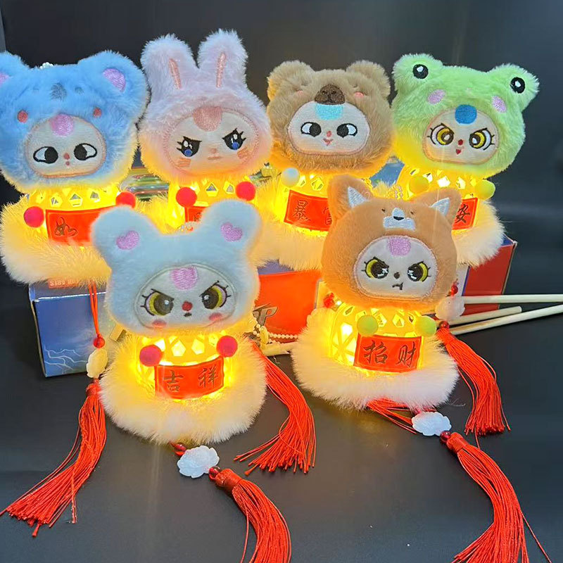 中秋節ホットセールランタン大型赤ちゃん3歳漫画模造竹ランタンランタン完成品卸売|undefined