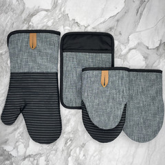 Pure Color Silicone Microwave Heat Insulating Anti-Scald High-Temperature Heat Resistant Non-Slip Oven Baking Manufacturer Direct Sale Wholesale