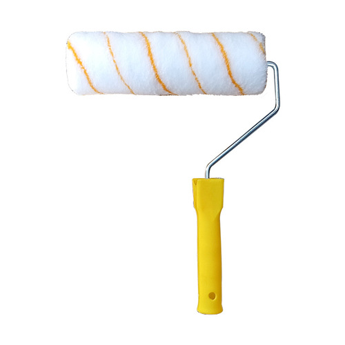 9-inch long hair roller brush wholesale no dead ends cotton thread polyester paint brush 4-inch paint roller core roller pole