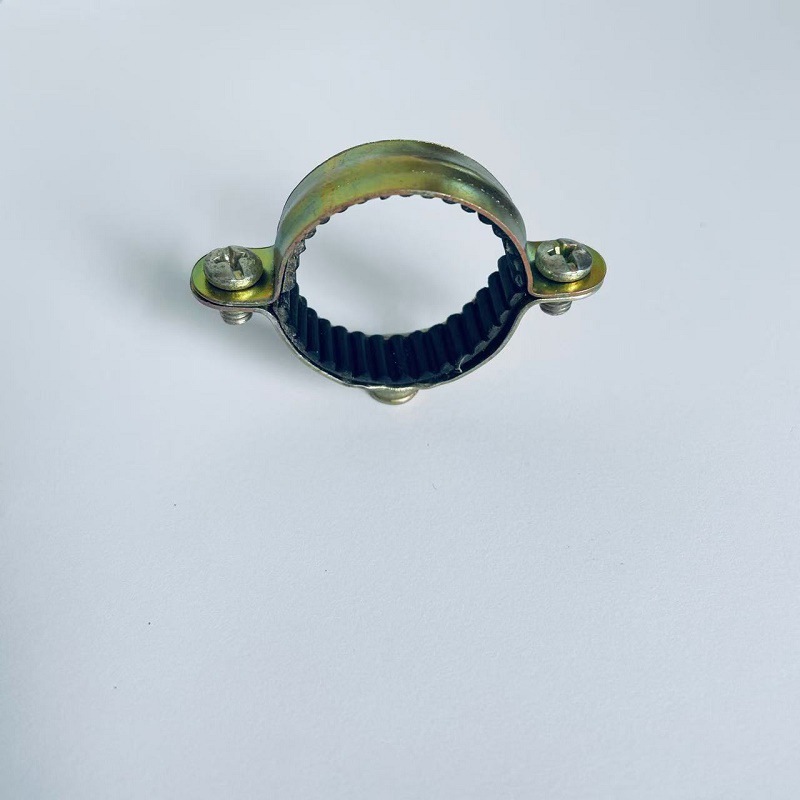 M7橡胶内衬 防止管道滑动  O型带胶管夹管卡 卡扣固定夹管