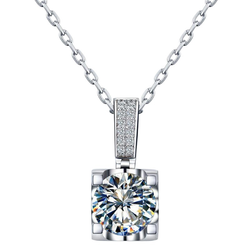 Zhuang Sheng joyería Comercio exterior europeo y americano popular moda artificial diamante ocho corazones y ocho flechas Cabeza de Vaca 1 quilate colgante