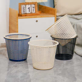 塑料镂空垃圾桶家用卫生间厨房厕所垃圾桶无盖小号办公室纸篓批发