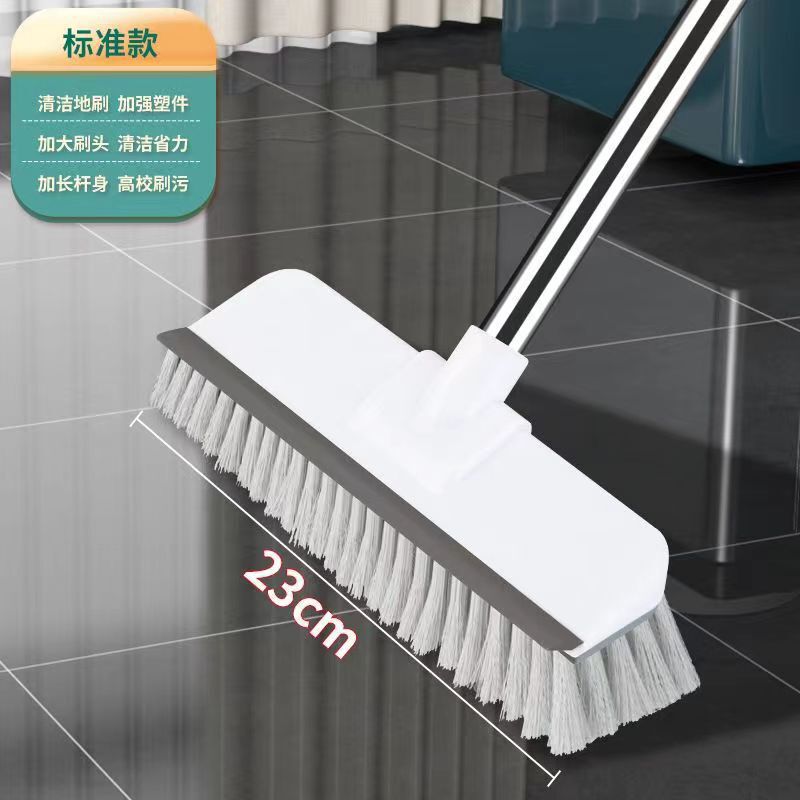 浴室床ブラシ、トイレ硬毛家庭用ブラシ、浴室掃除用長柄床継ぎ目ブラシ|undefined