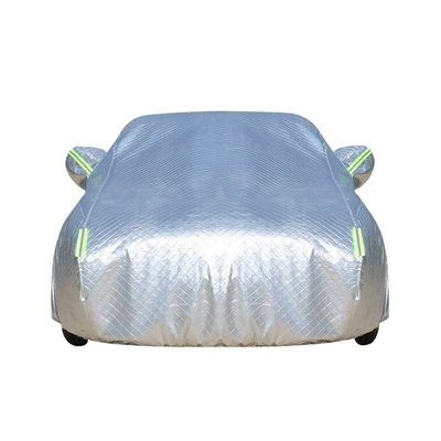 Protection, Thickened and Fleece-Lined Oxford, Car clothing - 2s370017001500-applicable-to-hatchbacks-large-square-silver