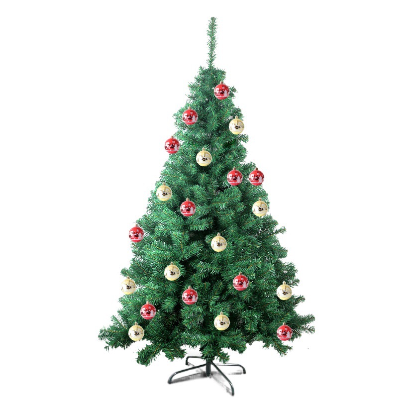 Árbol de Navidad transfronterizo al por mayor PVC aguja de pino árbol 45-300cm gran árbol de Navidad supermercado decoraciones de Navidad para uso en el hogar